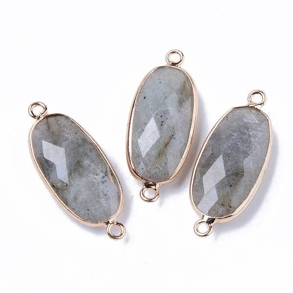 Natural Labradorite Links Connectors