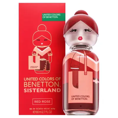 Benetton Sisterland Red Rose Eau de Toilette for women 80 ml