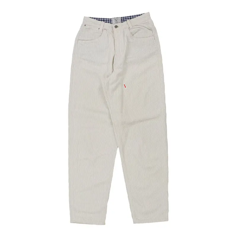 Age 14 Valentino Cord Trousers - 26W 30L White Cotton | Size: 26