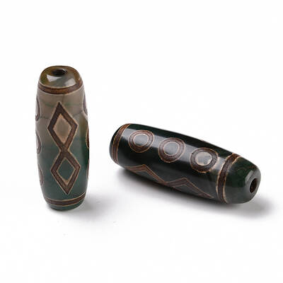 Tibetan Style dZi Beads
