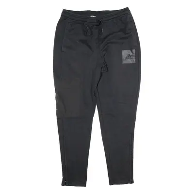 ADIDAS Mens Sweatpants Black Straight L W32 L30