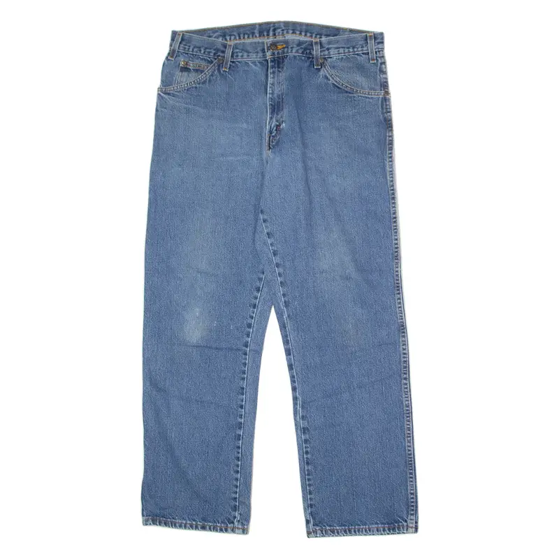 DICKIES Workwear Mens Jeans Blue Regular Straight W36 L30