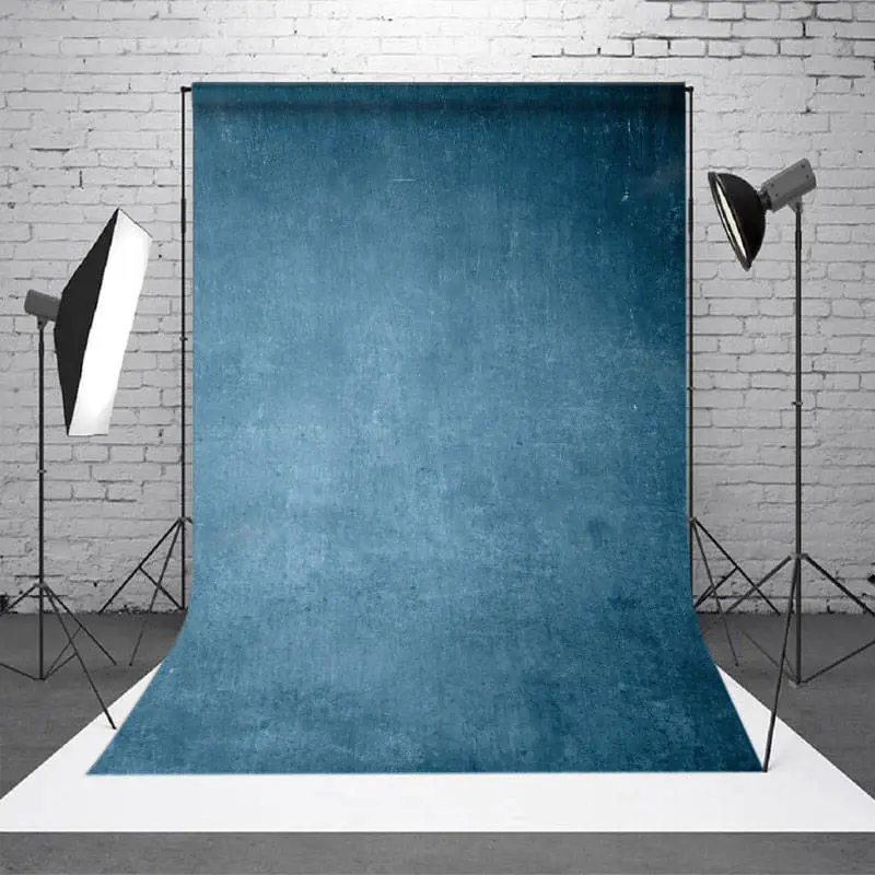 Retro Abstract Light Blue Portrait Studio Backdrop - Aperturee