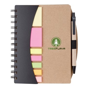 75 Customized Broome Junior Notebook with Pen, Flags & Sticky ...