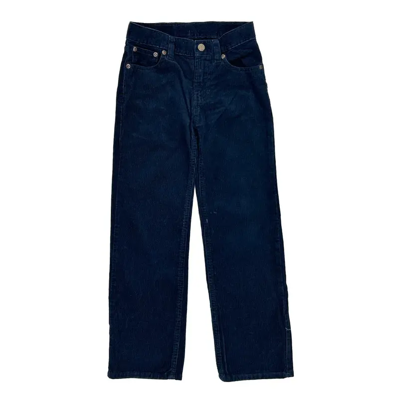 Age 7 Polo By Ralph Lauren Cord Trousers - Small Blue Cotton