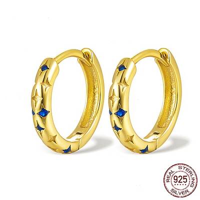925 Sterling Silver Hoop Earrings
