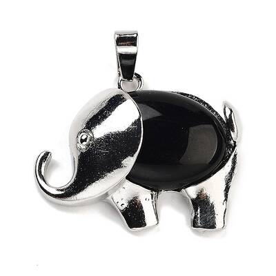 Natural Obsidian Pendants