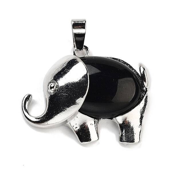 Natural Obsidian Pendants
