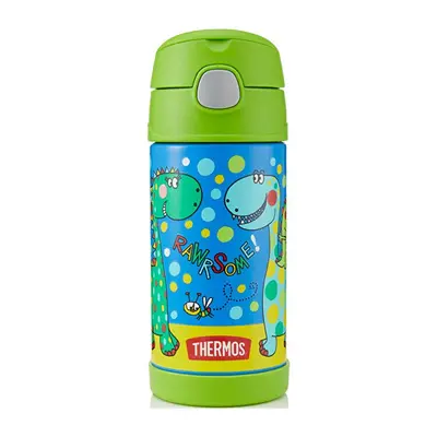 Thermos FUNtainer Thermos for children with straw – dinosaur 355 ml