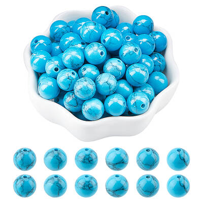 dTurquoise Beads Strands