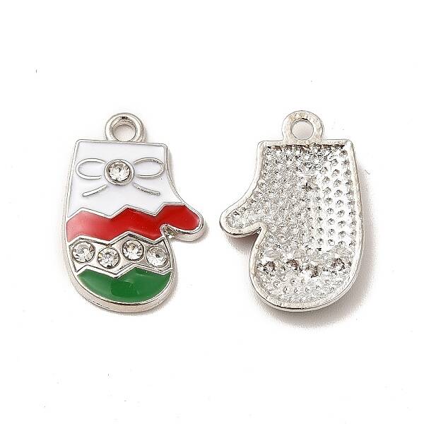Christmas Alloy Enamel Pendants