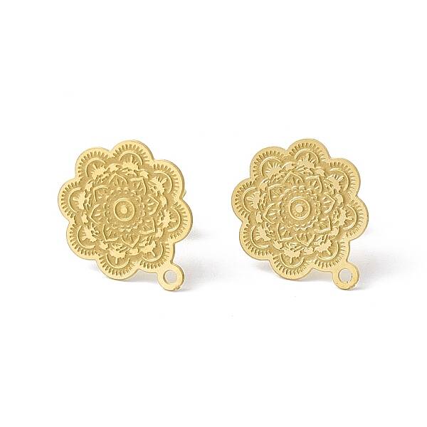 304 Stainless Steel Stud Earrings Finding