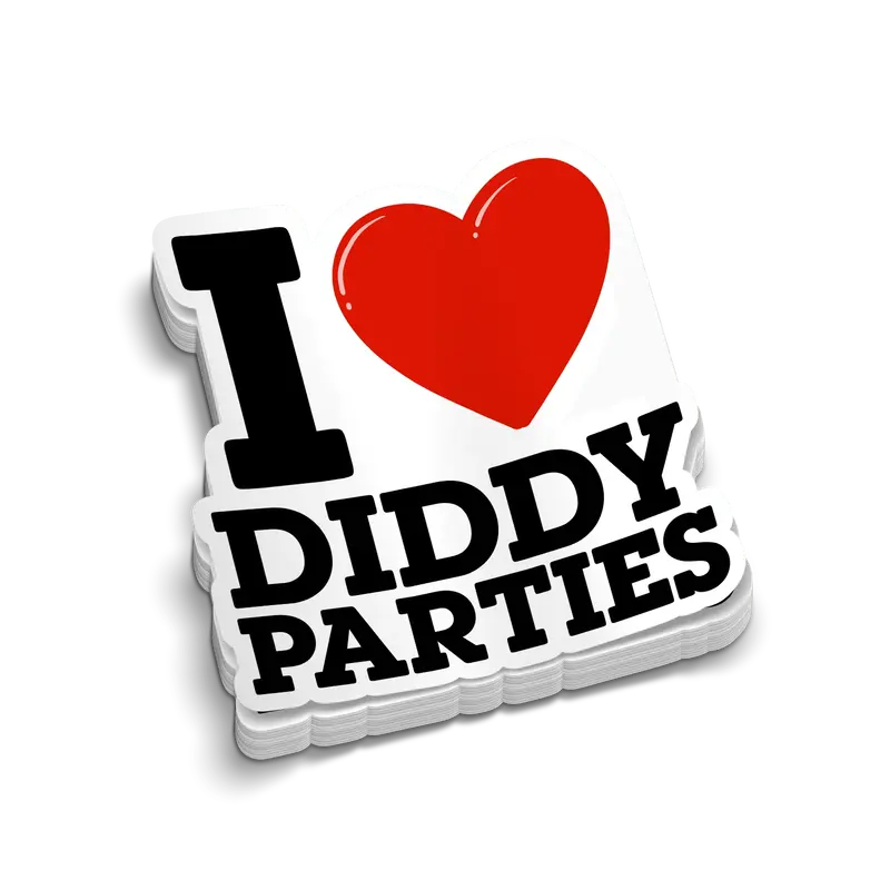 Diddy Party - Hard Hat Decal