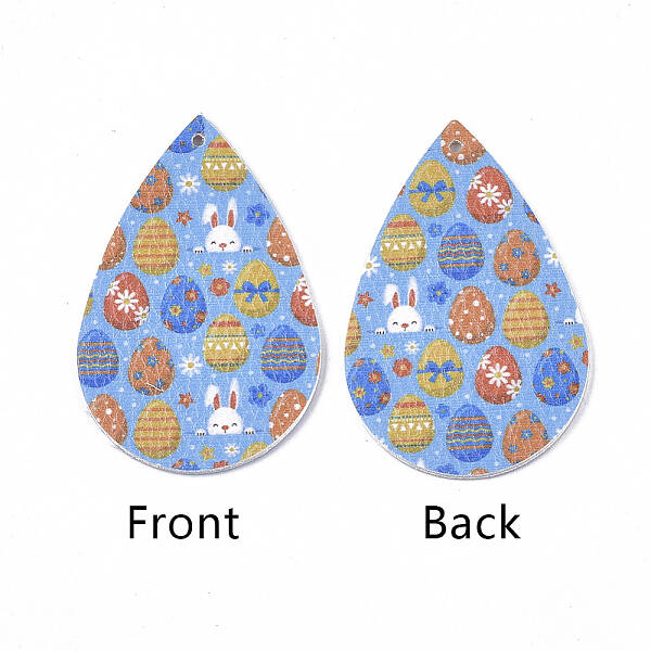 PU Leather Big teardrop