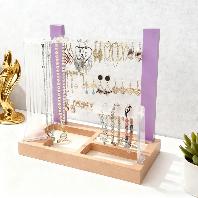 3 tier acrylic jewelry organizert 3 tier acrylic jewelr