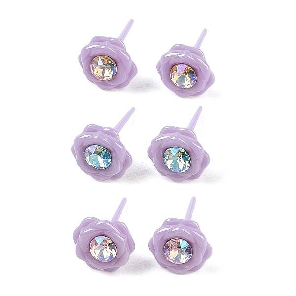 Hypoallergenic Bioceramics Zirconia Ceramic Stud Earrings