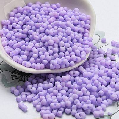 Macaron Color Opaque Frosted Glass Seed Beads
