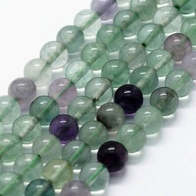 Natural Fluorite Beads Strands