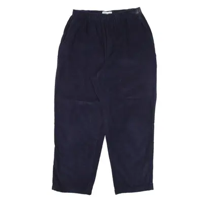 CABIN CREEK Corduroy Trousers Blue Loose Tapered Womens W28 L26