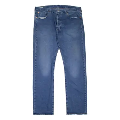 LEVI'S 501 BIG E Jeans Mens Blue Regular Straight Stone Wash W38 L34