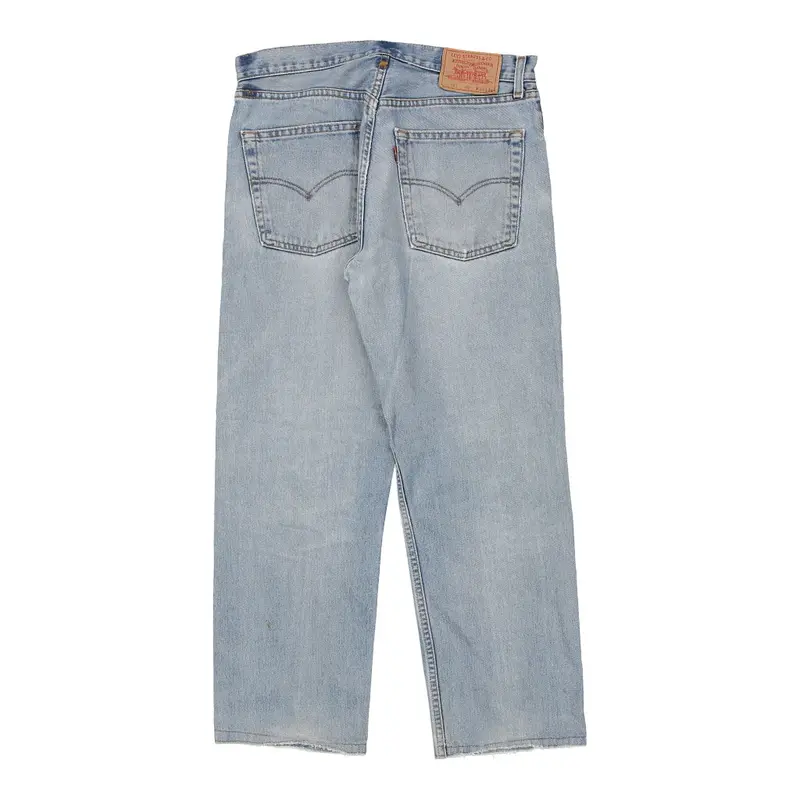 521 Levis Jeans - 33W 34L Light Wash Cotton
