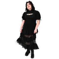 Lottie Mesh Ruffle Skirt