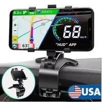 USA Brand 360 Degree Rotation Dashboard Car Phone Holder Multifunctional One Hand Operation Clip Design Phone Mount for 4-7 i...