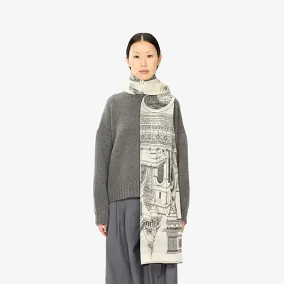 Scarf Et201pa00 White | Color: WHITE | Size: U