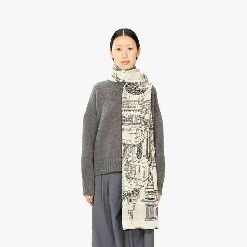 Scarf Et201pa00 White | Color: WHITE | Size: U