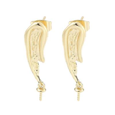 Brass Stud Earring Findings