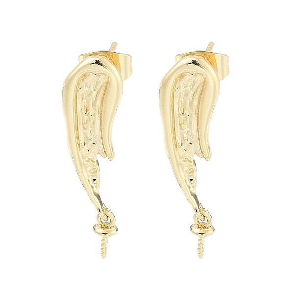 Brass Stud Earring Findings