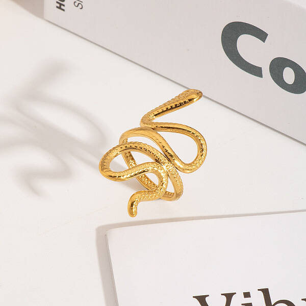 304 Stainless Steel Open Cuff Rings for Women