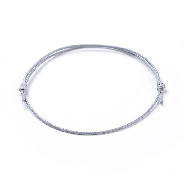 Eco-Friendly Korean Waxed Polyester Cord Bracelet Making