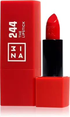 3INA Mini Lipstick Color 244 - Red 1.2 g