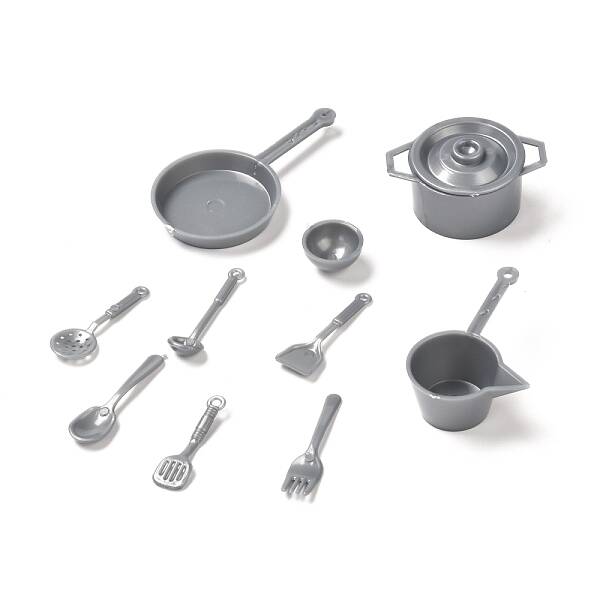 10Pcs DIY Plastic Miniature Kitchenware Set