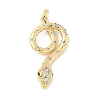 Brass Micro Pave Cubic Zirconia Pendants