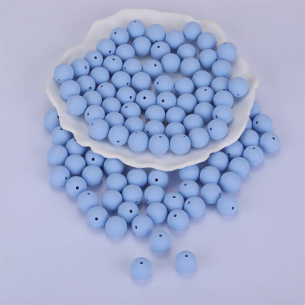 Round Silicone Focal Beads
