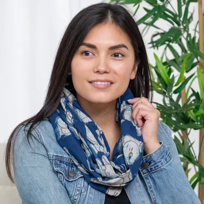 Cascade of Colors Infinity Scarf | Fair Trade - Tuk Tuk