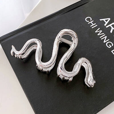 Snake Shape Alloy Large Claw Hair Clips