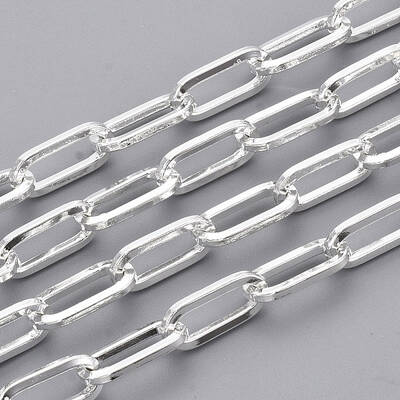 Unwelded Iron Paperclip Chains