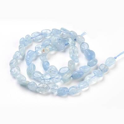 Natural Aquamarine Beads Strands