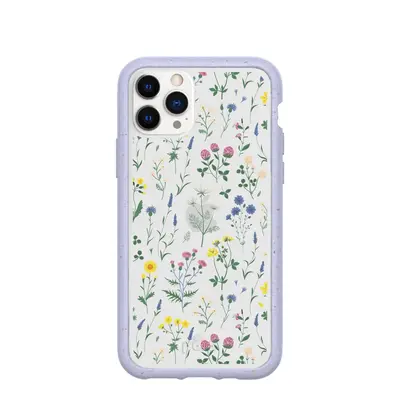 Clear Shadow Blooms iPhone 11 Pro Case With Lavender Ridge