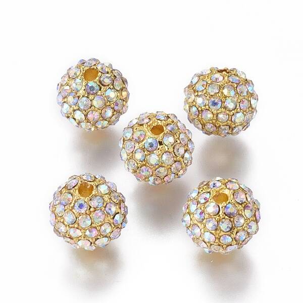 Alloy Rhinestone Beads