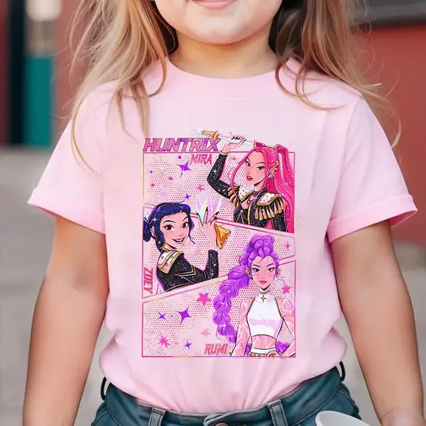 Kpop Demon Hunters Jinu Manga Graphic Tee, Kpop Huntrix Demon Hunter Youth Shirt, Saja Girls Kpop T-Shirt for Men, Women and ...