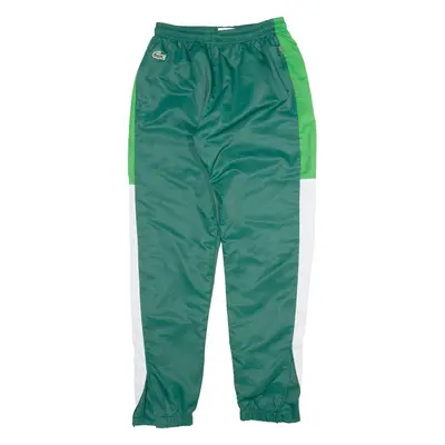 LACOSTE Womens Joggers Green Tapered S W30 L30