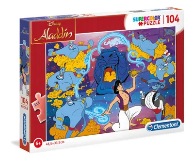 Clementoni SuperColor Aladyn Puzzle Unisex 6+ anni 104 pezzi
