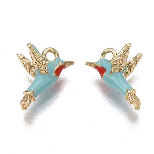 Brass Enamel Charms