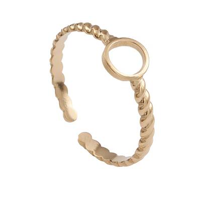 Ion Plating(IP) 304 Stainless Steel Cuff Rings