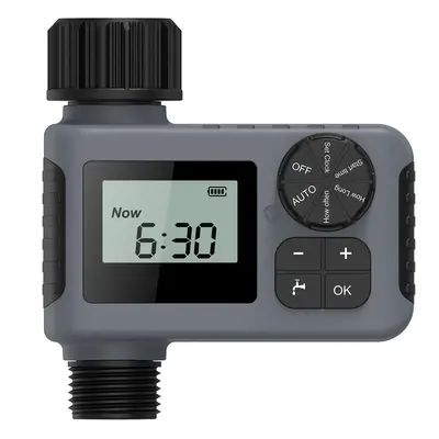 Watering Timer, Battery Powered Waterproof Garden Water Timer, Weekly & Hourly Watering Mode Controller, Watering & Irrigati...