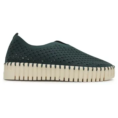 Ilse Jacobsen Tulip 3373 Textile Women's Slip On Shoes - Beetle - Size:US 9 Women